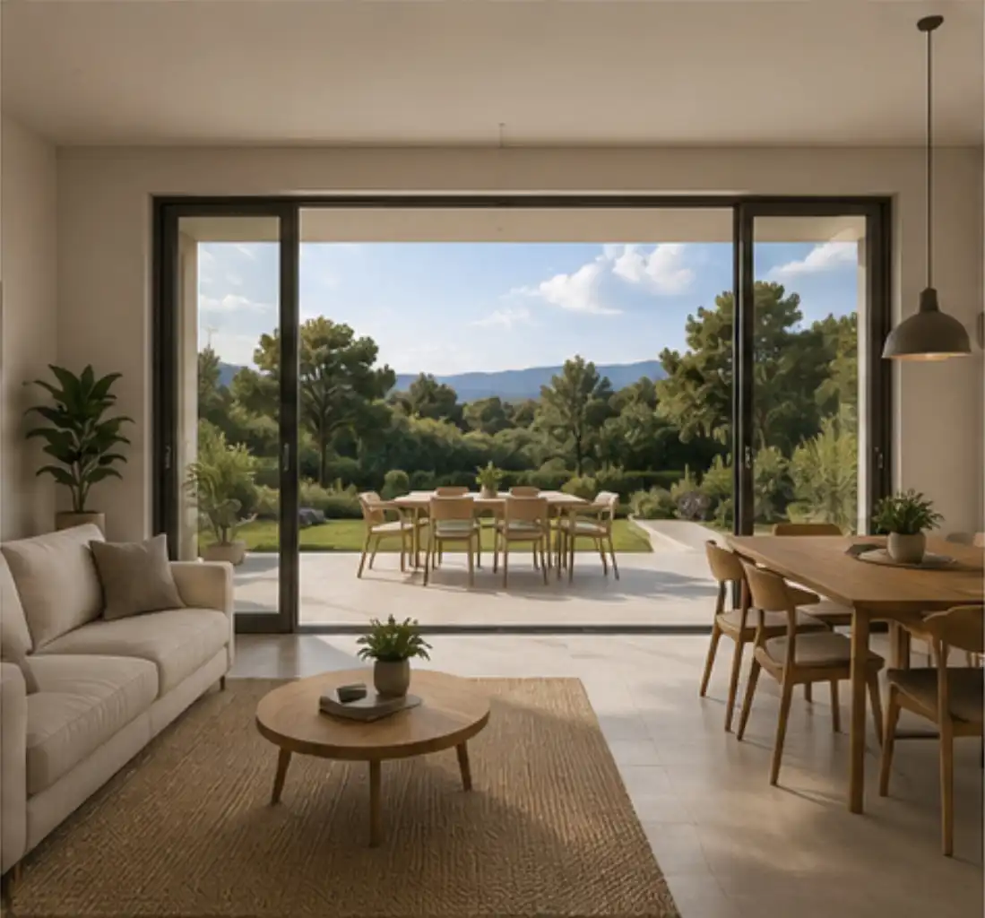 Terraza de Casa o chalet en venta en La Roca del Vallès con Aire acondicionado, Calefacción y Jardín privado