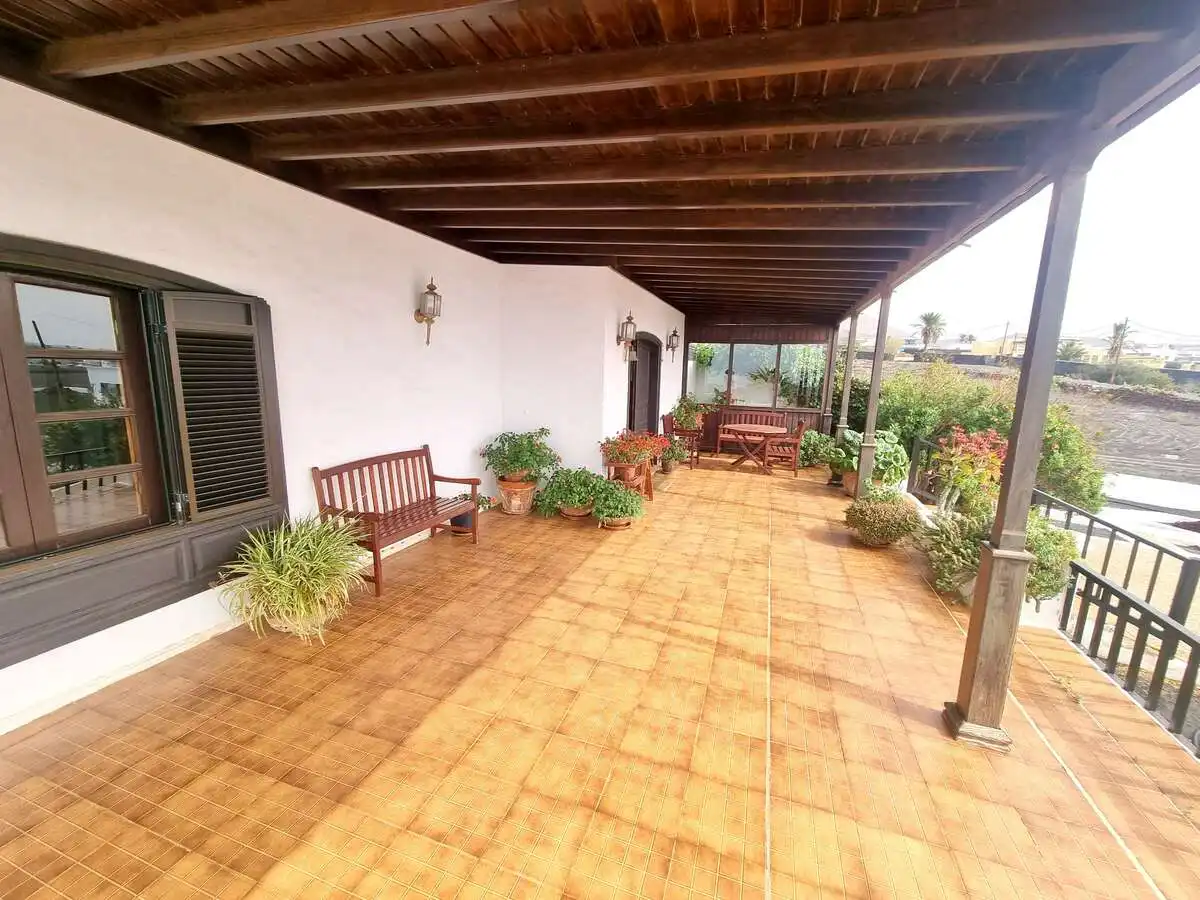 Terraza de Casa o chalet en venta en Tías con Jardín privado, Terraza y Amueblado