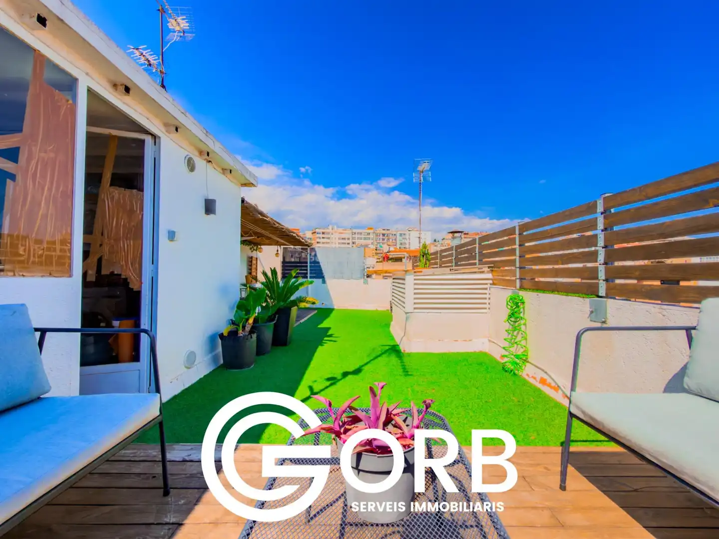Terraza de Ático en venta en Mataró con Aire acondicionado, Calefacción y Terraza