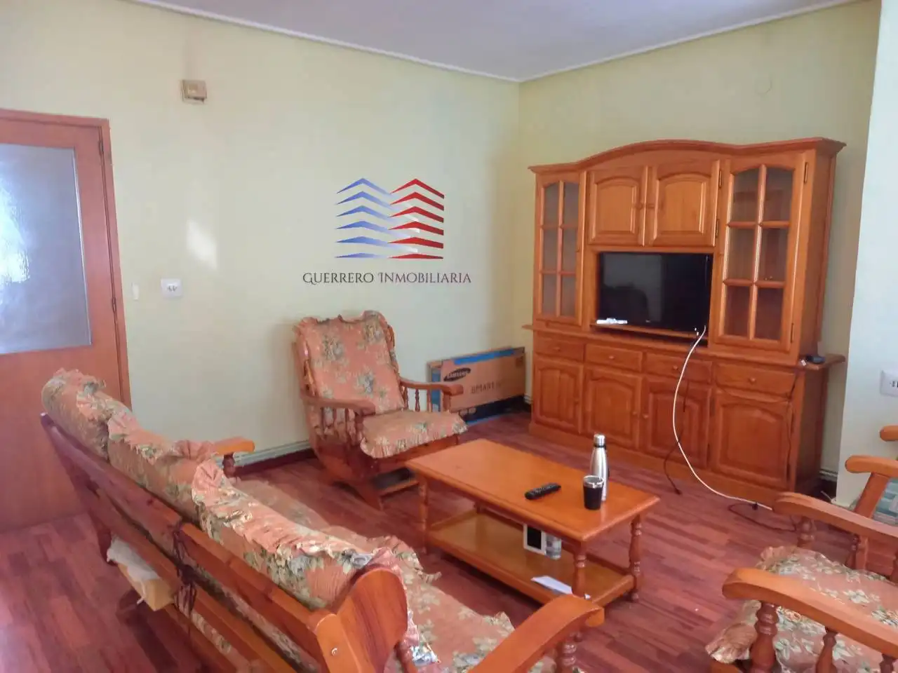 Living room of Flat for rent in Ourense Capital   with Heating, Furnished and Balcony