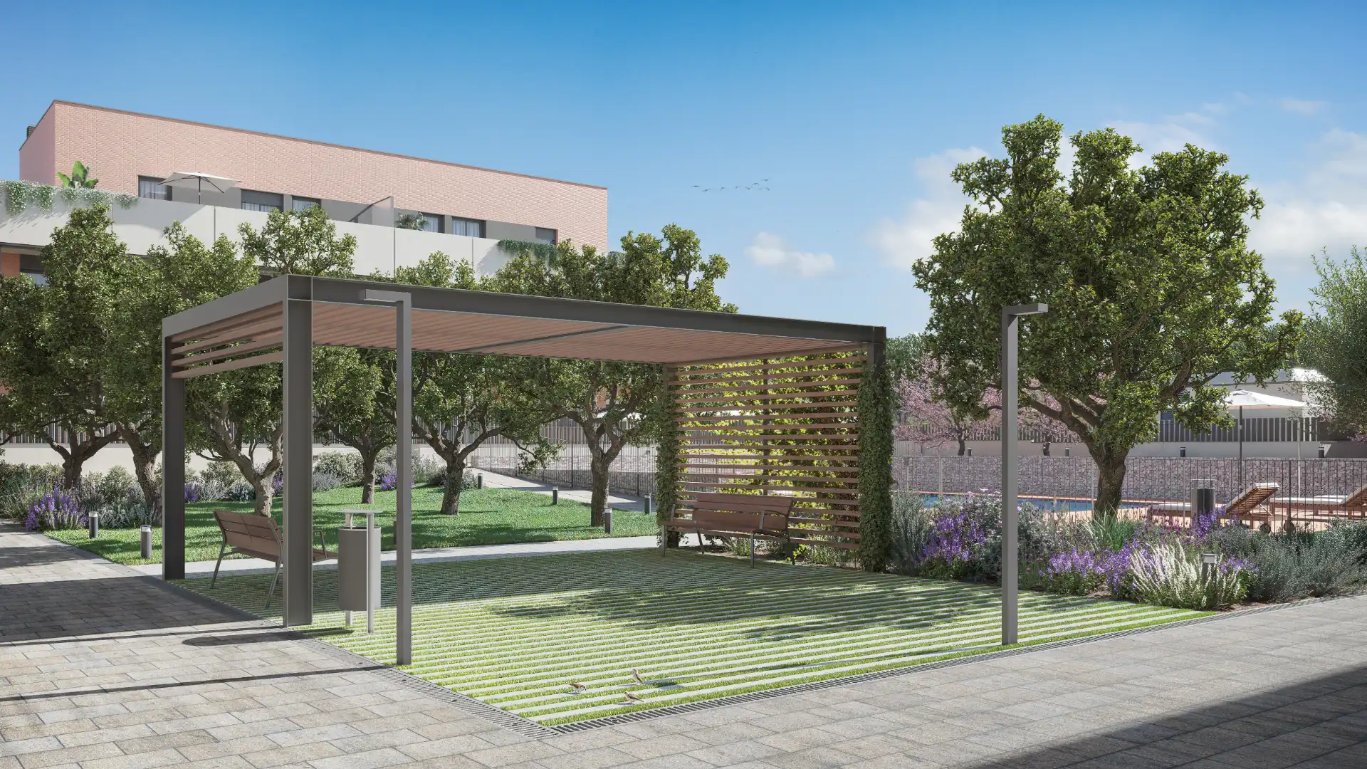 Neubau-Wohnung mit Pool zum Verkauf in Carrer del Mascarell 31, imagen 2