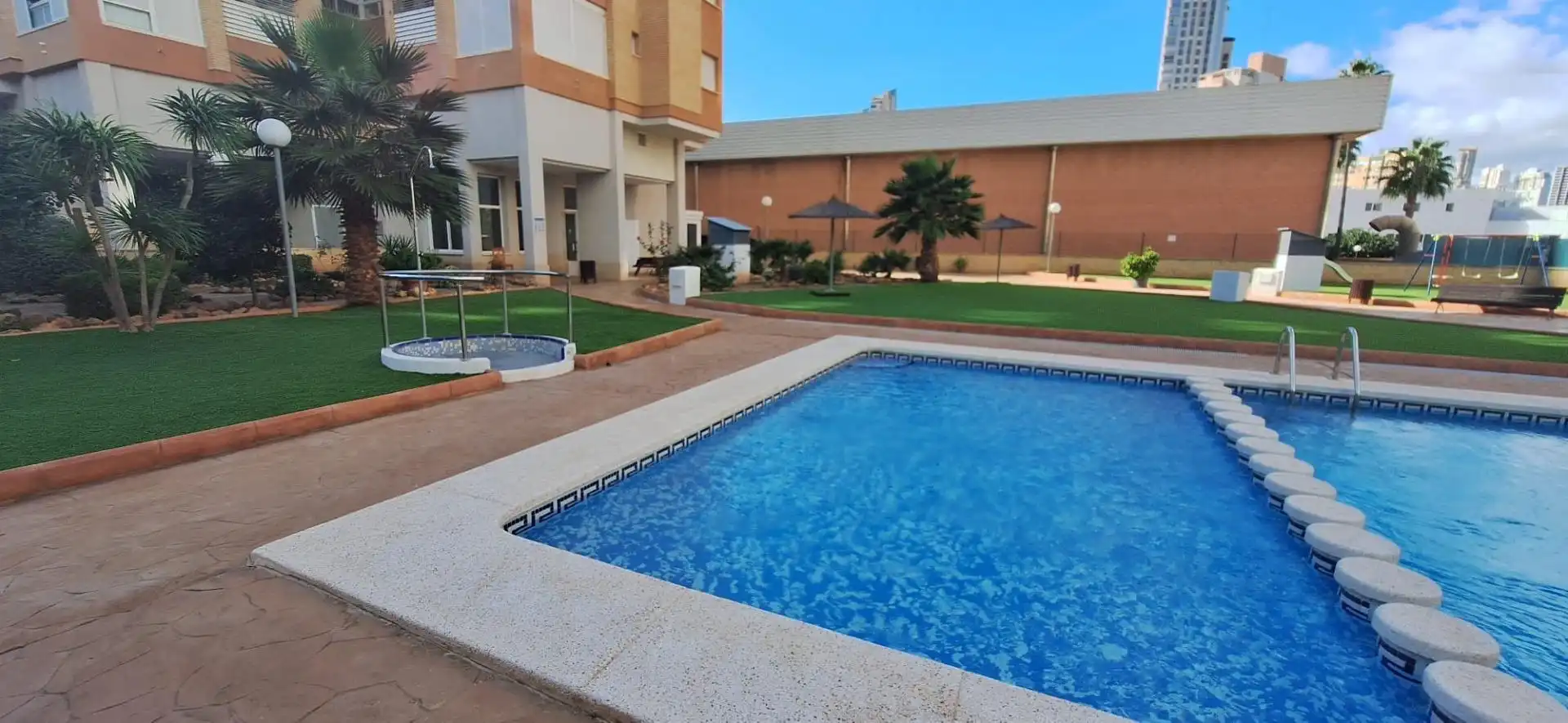 Swimming pool of Flat for sale in Benidorm  with Private garden, Terrace and Furnished