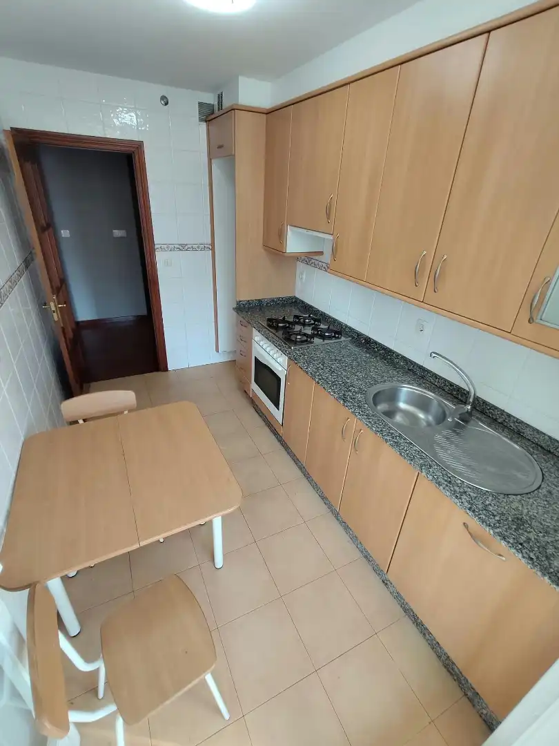 Kitchen of Flat for sale in Cambre   with Heating, Parquet flooring and Storage room