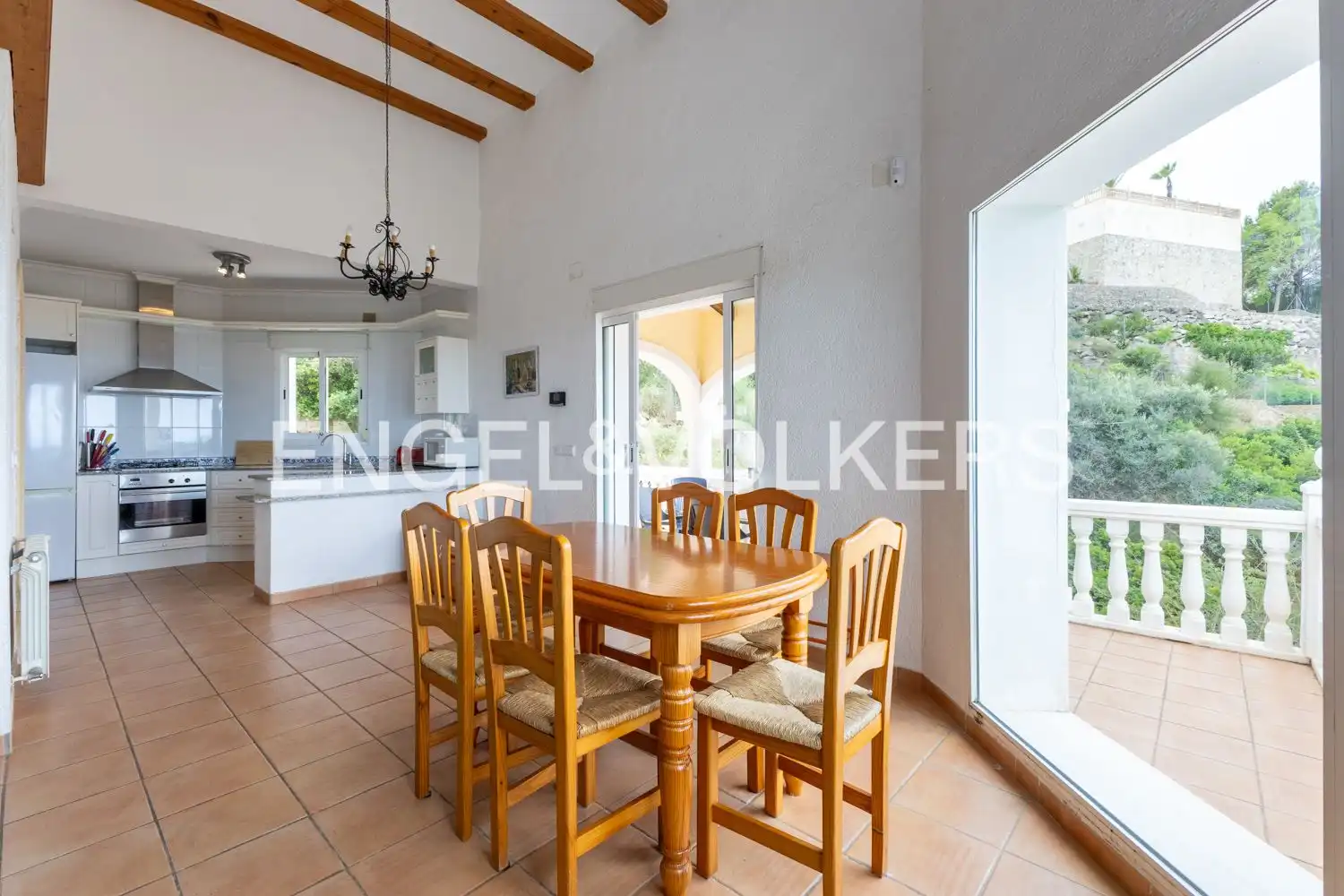 Vista exterior de Casa o xalet en venda en Pedreguer amb Aire condicionat, Calefacció i Jardí privat