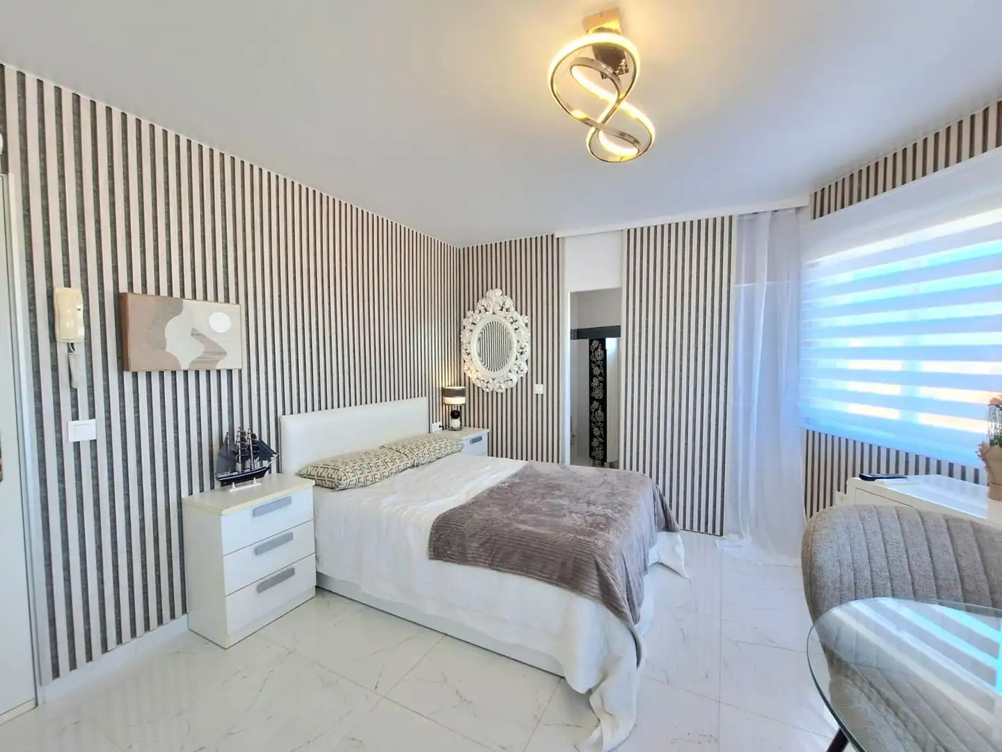 Schlafzimmer von Wohnung zum Verkauf in Torrevieja mit Klimaanlage und Möbliert