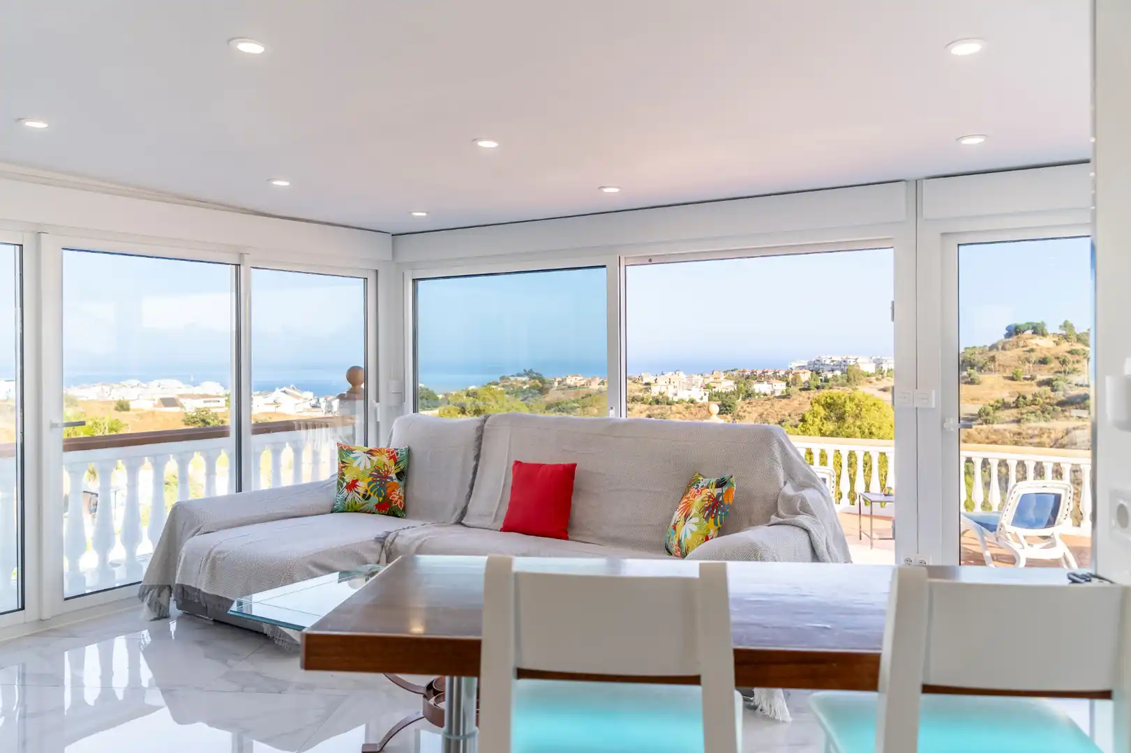 Living room of Houses for sale in Benalmádena  with Air Conditioner, Heating and Private garden