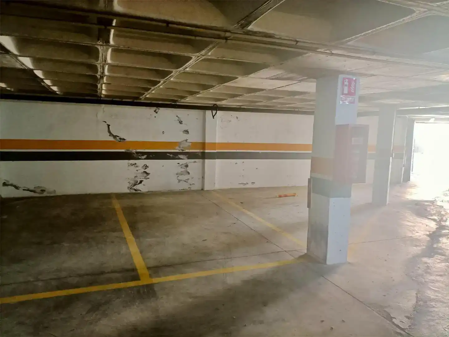 Parking of Apartments for rent in Mazarrón  with Air Conditioner, Parquet flooring and Swimming Pool