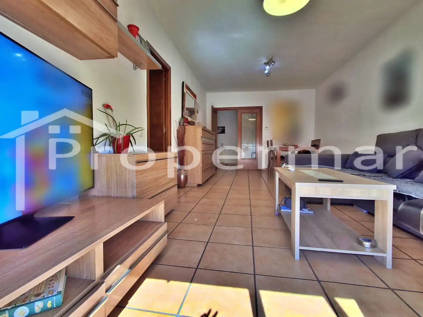 Sala d'estar de Pis en venda en La Roca del Vallès amb Calefacció