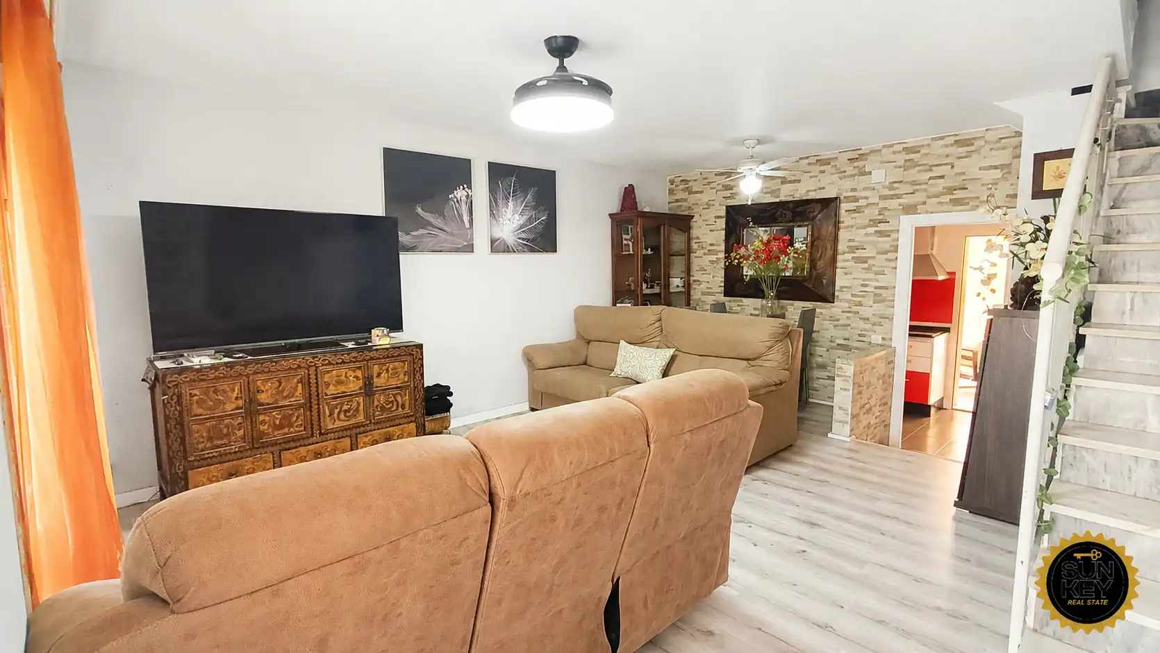 Wohnzimmer von Maisonette zum Verkauf in Mazarrón mit Möbliert