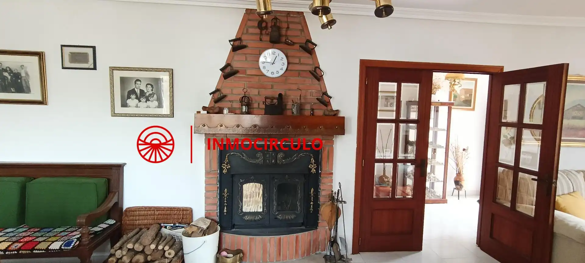 Living room of Country homes for sale in Monasterio de Rodilla  with Heating, Private garden and Balcony