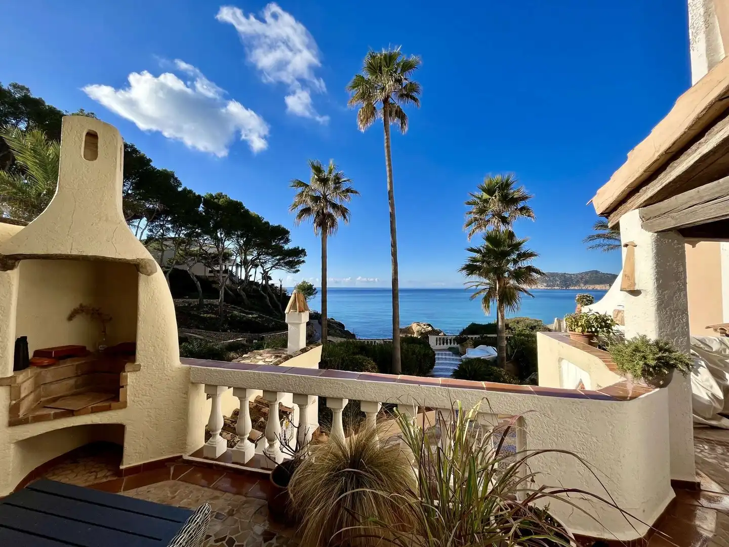 Vista exterior de Planta baja en venta en Calvià con Aire acondicionado, Calefacción y Terraza
