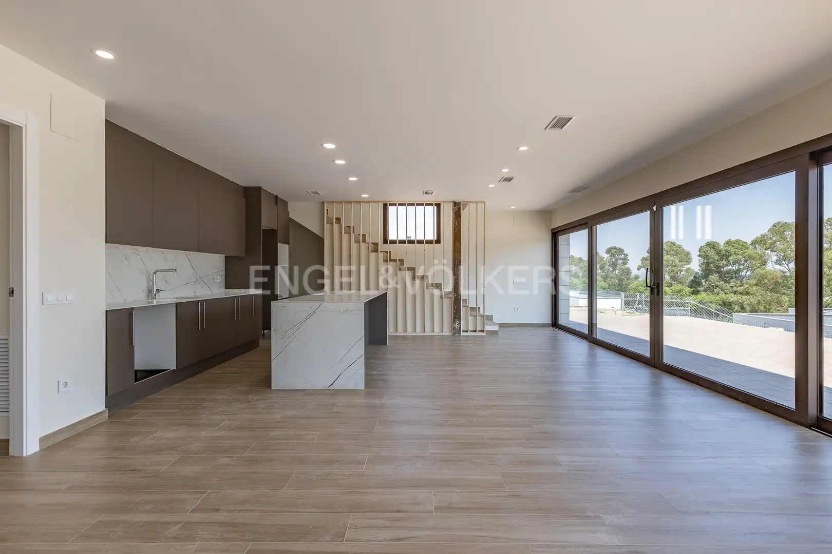Living room of Houses for rent in Sant Esteve Sesrovires  with Air Conditioner, Heating and Private garden