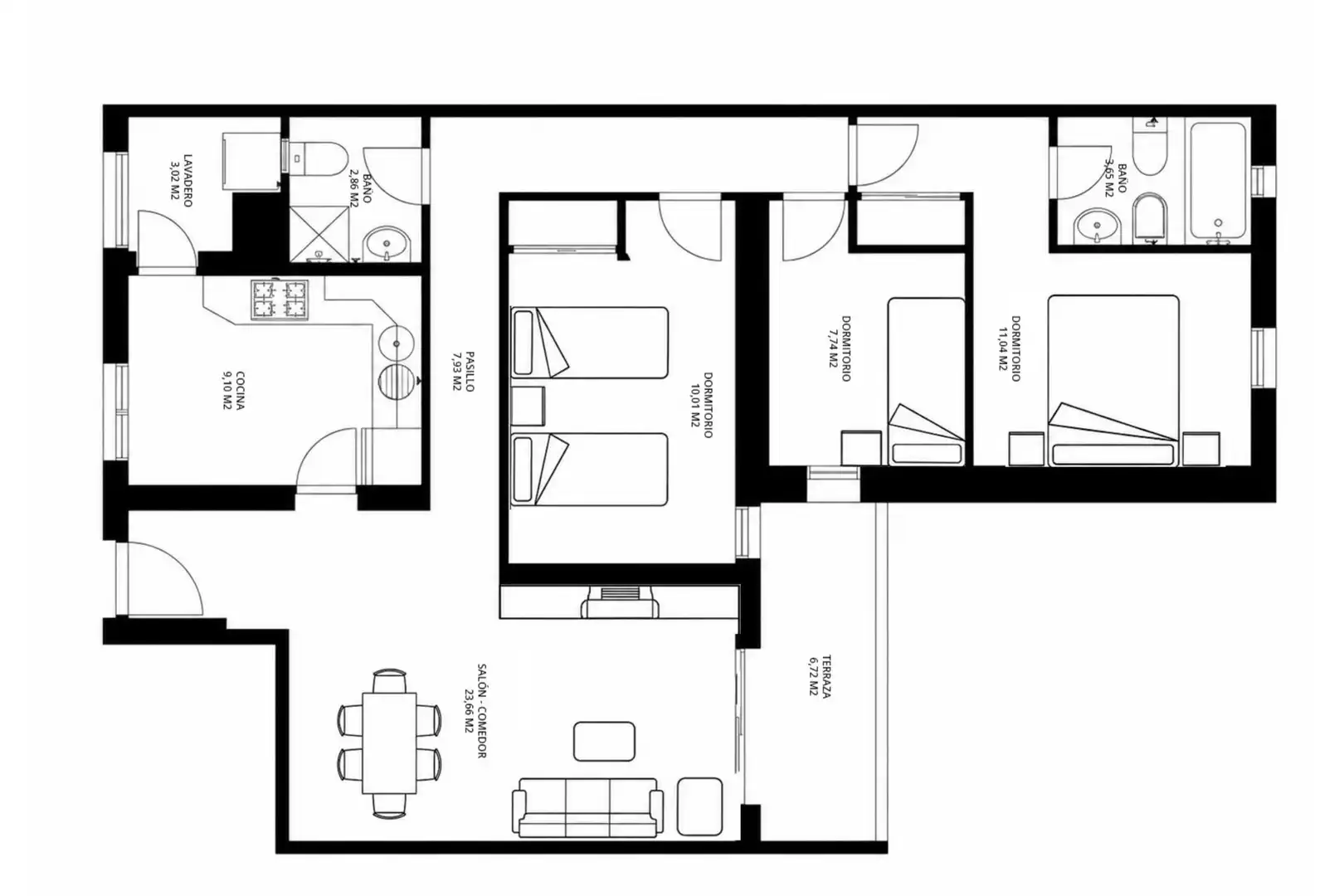 Piso en venta en Almería con Aire acondicionado, Terraza y Balcón