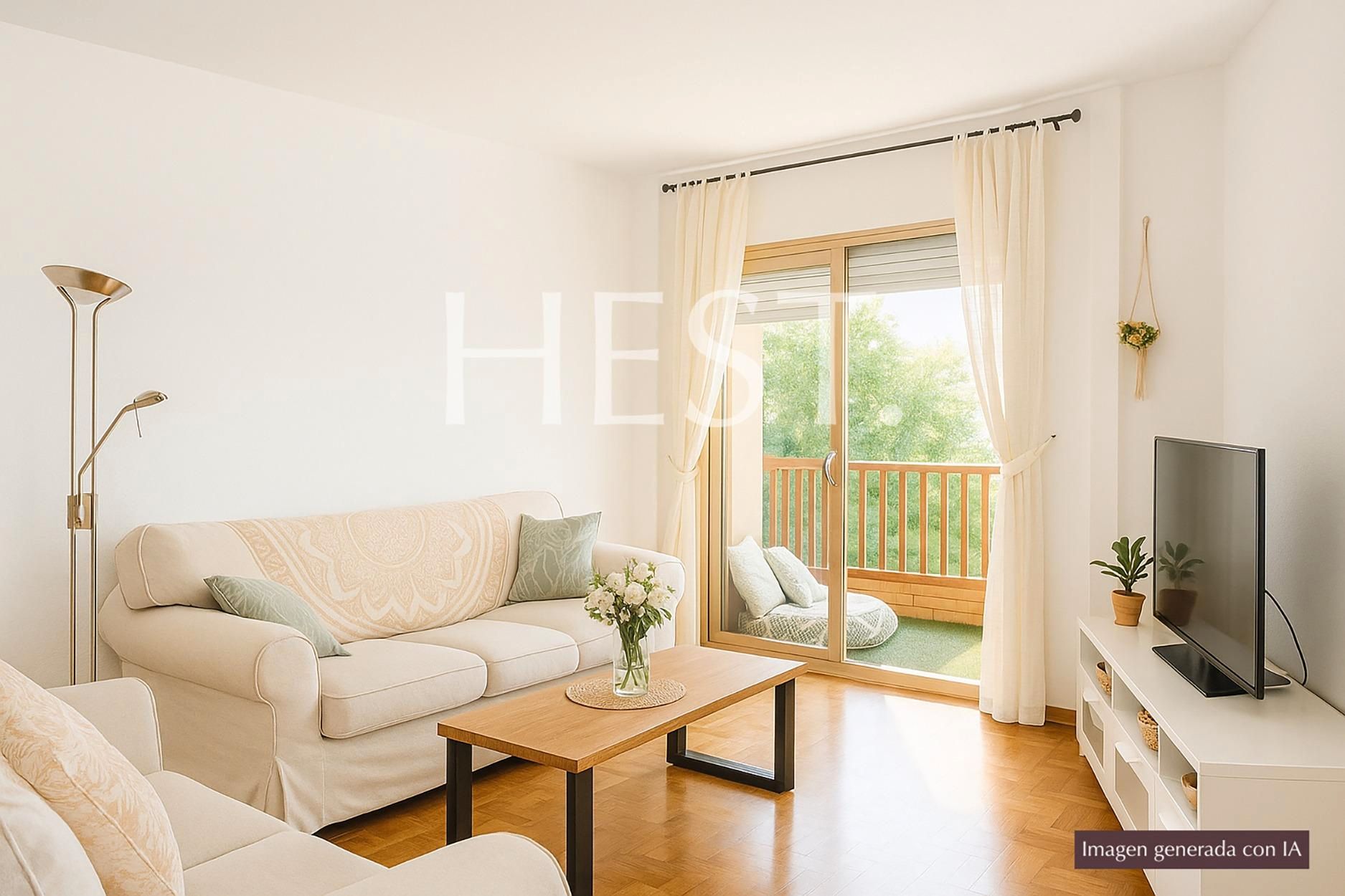 Sala d'estar de Pis en venda en  Barcelona Capital amb Balcó