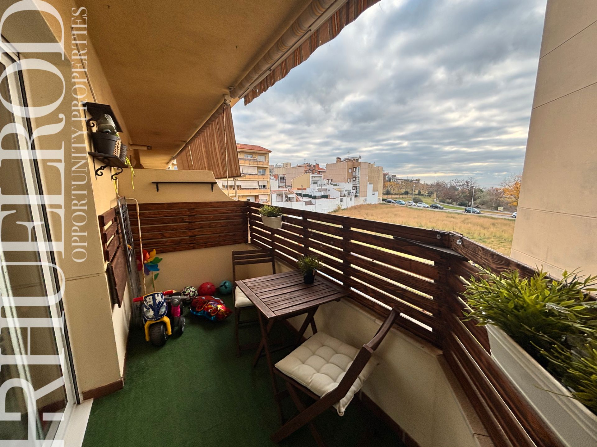 Balcony of Flat for sale in Blanes  with Heating, Parquet flooring and Storage room