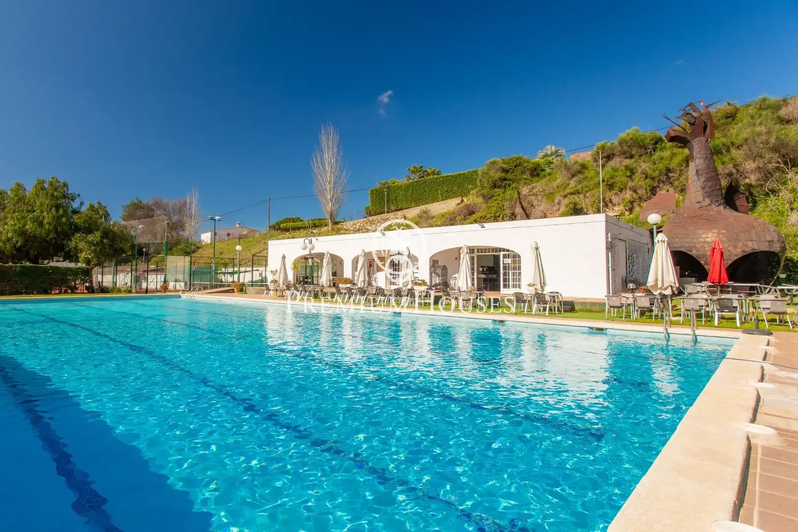 Swimming pool of Country homes for sale in Cabrils  with Heating, Private garden and Terrace