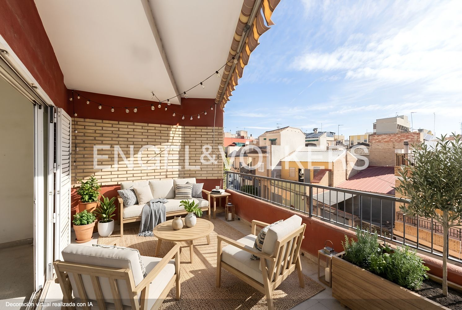 Terrasse von Wohnung zum Verkauf in Riba-roja de Túria mit Klimaanlage, Heizung und Balkon