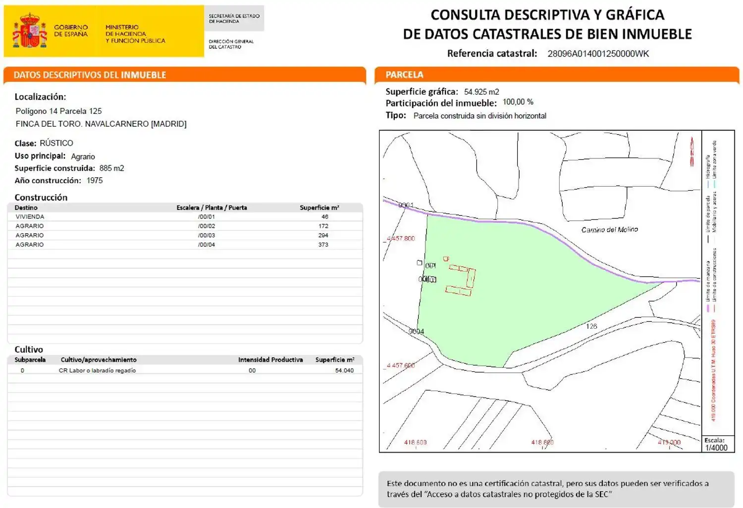 Finca rústica en venta en Navalcarnero con Jardín privado, Terraza y Trastero