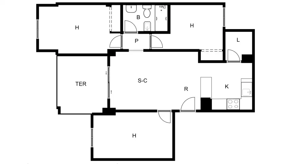 Piso en venta en Torrevieja con Piscina