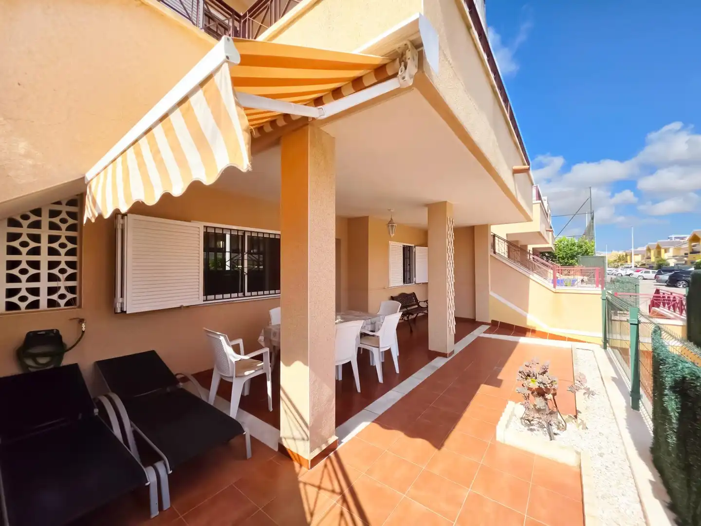 Terraza de Apartamento en venta en Santa Pola con Aire acondicionado, Amueblado y Piscina comunitaria