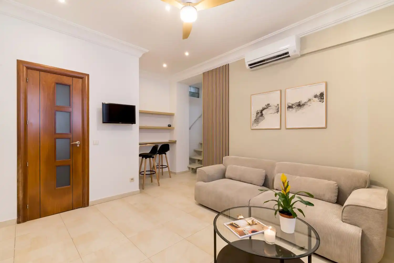 Sala de estar de Dúplex en venta en Carabanchel