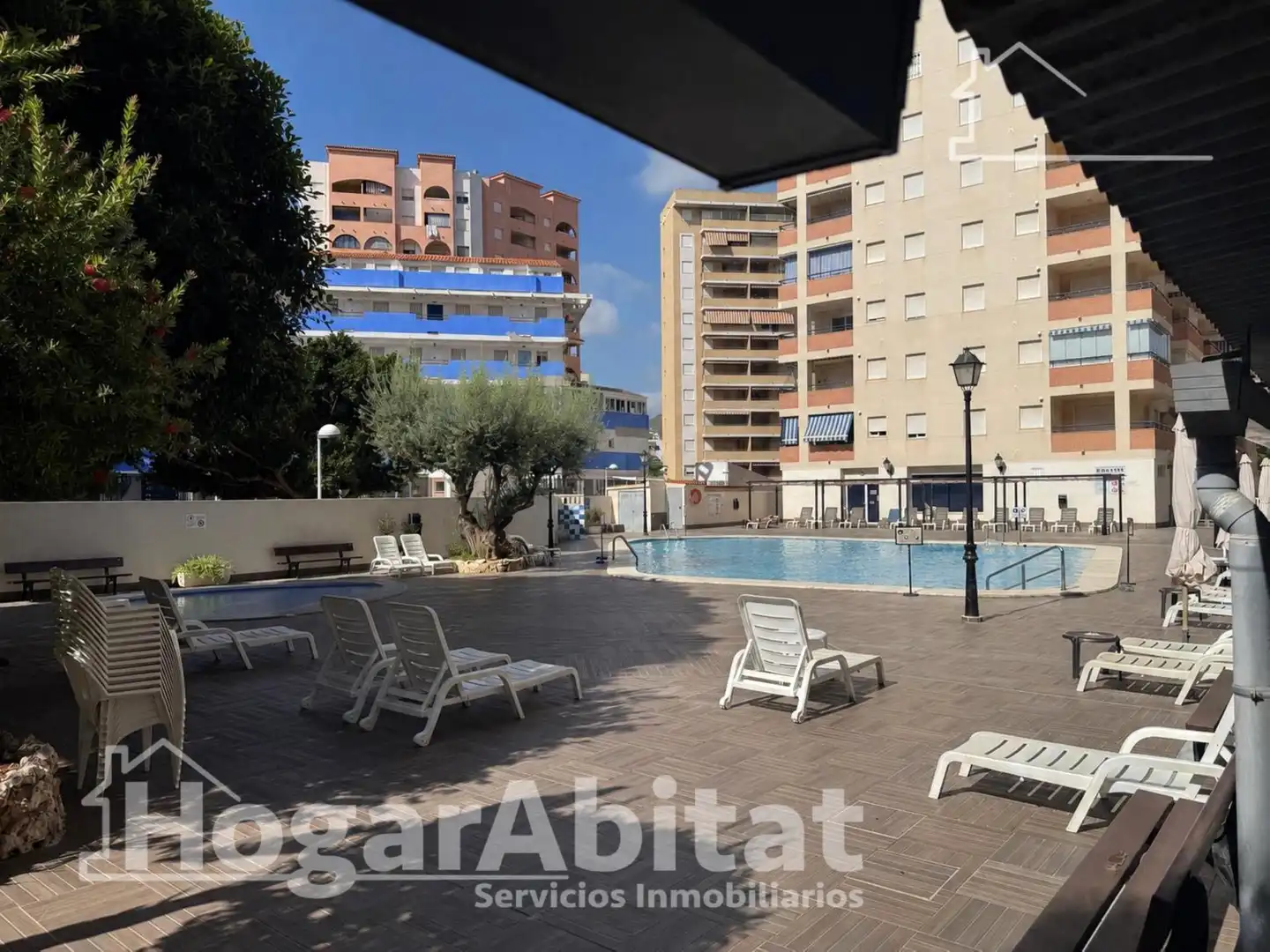 Piscina de Apartamento en venta en Oropesa del Mar / Orpesa con Aire acondicionado, Calefacción y Jardín privado