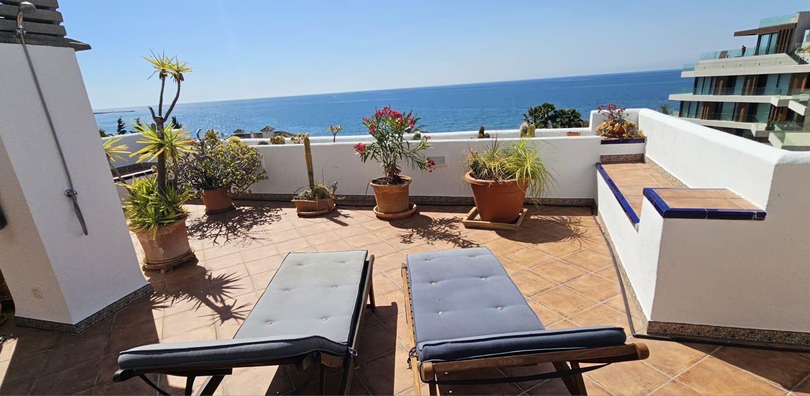 Terrace of Apartments for sale in Estepona  with Air Conditioner, Heating and Private garden