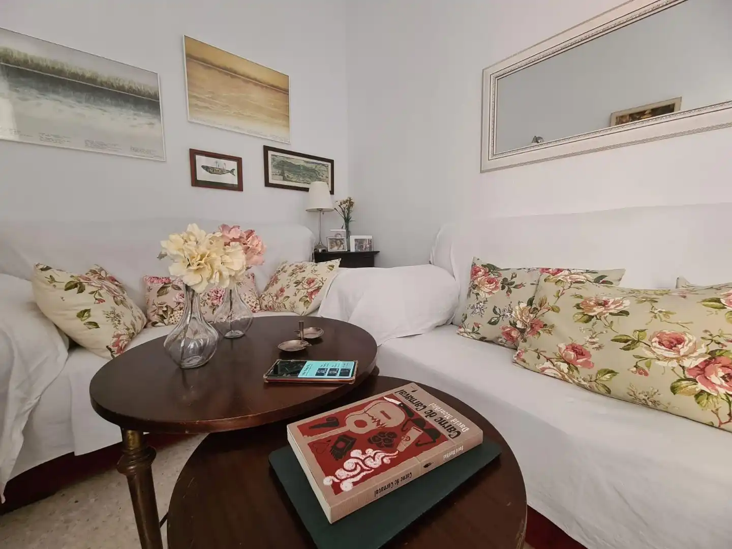 Sala de estar de Piso en venta en Cádiz con Amueblado