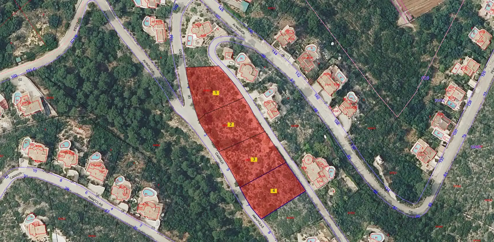 Terreny residencial en venda a Calle Amapolas 266