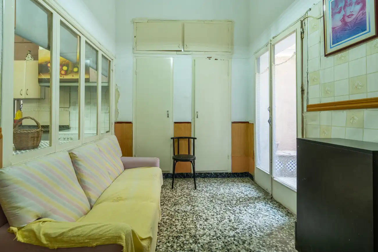 Sala d'estar de Casa o xalet en venda en Aldover amb Moblat