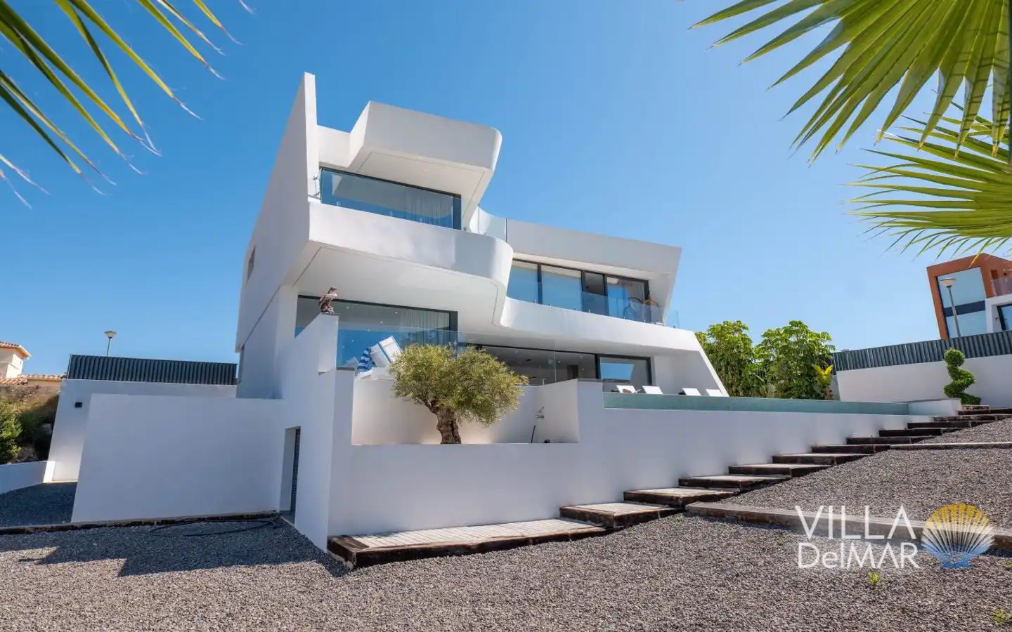 Exterior view of Houses for sale in Calpe / Calp  with Air Conditioner, Heating and Private garden
