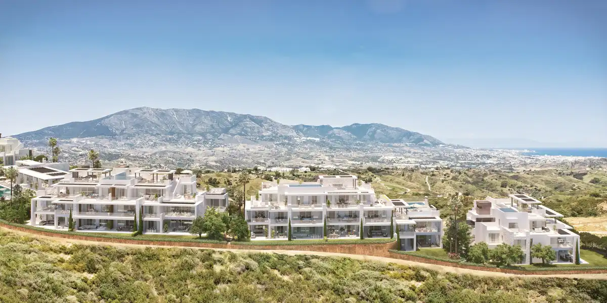 Vista exterior de Piso en venta en Ojén con Terraza y Piscina