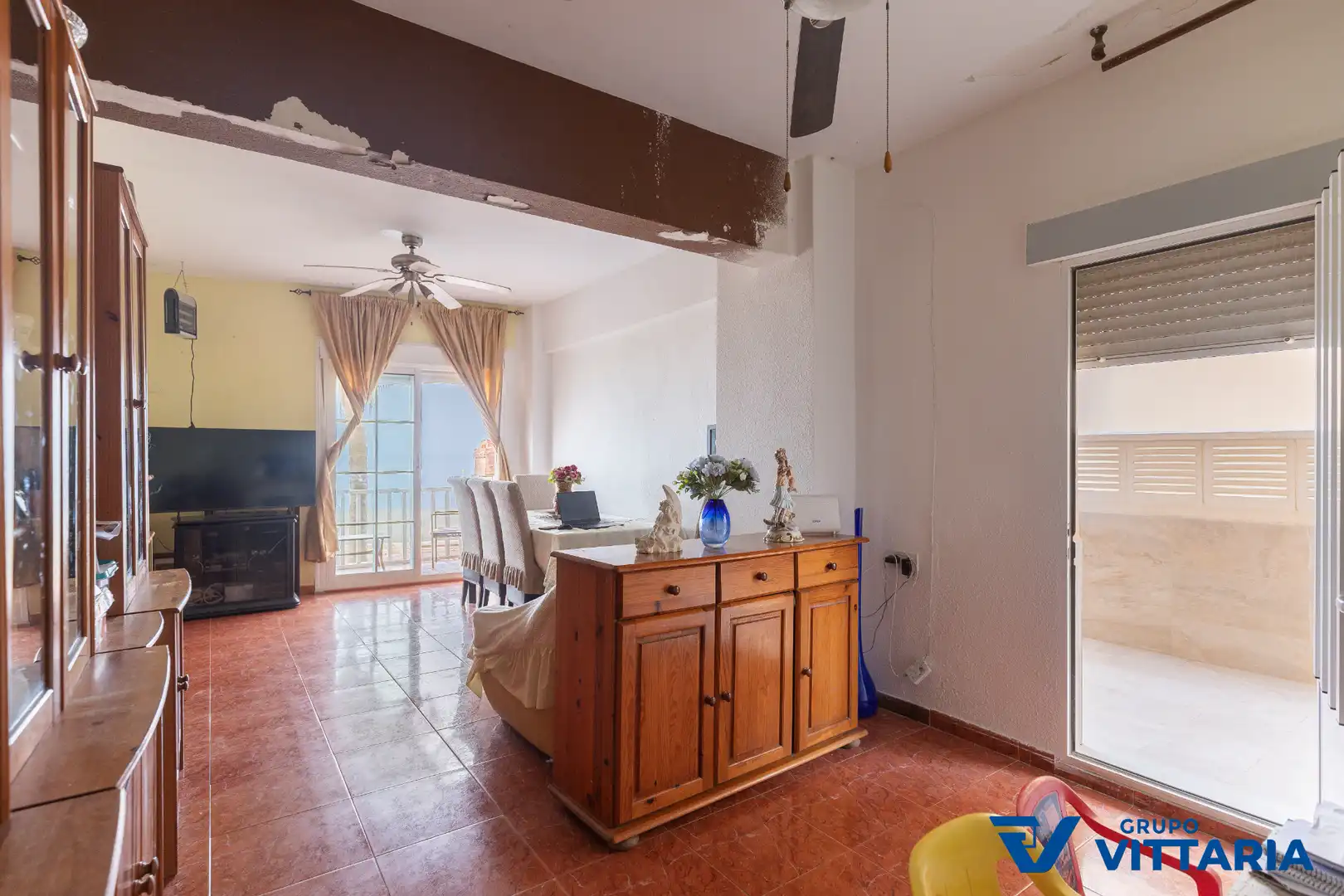 Cocina de Piso en venta en Almería con Aire acondicionado, Terraza y Trastero