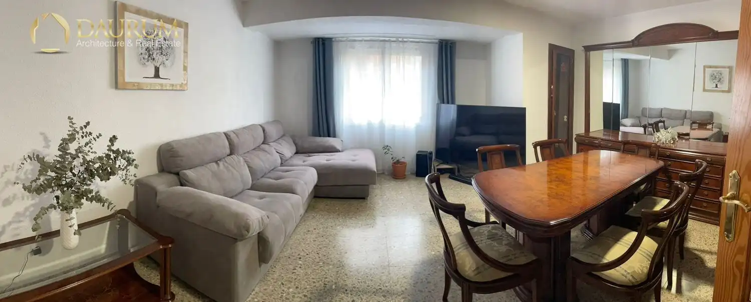 Living room of Flat for sale in Gandia  with Terrace and Furnished