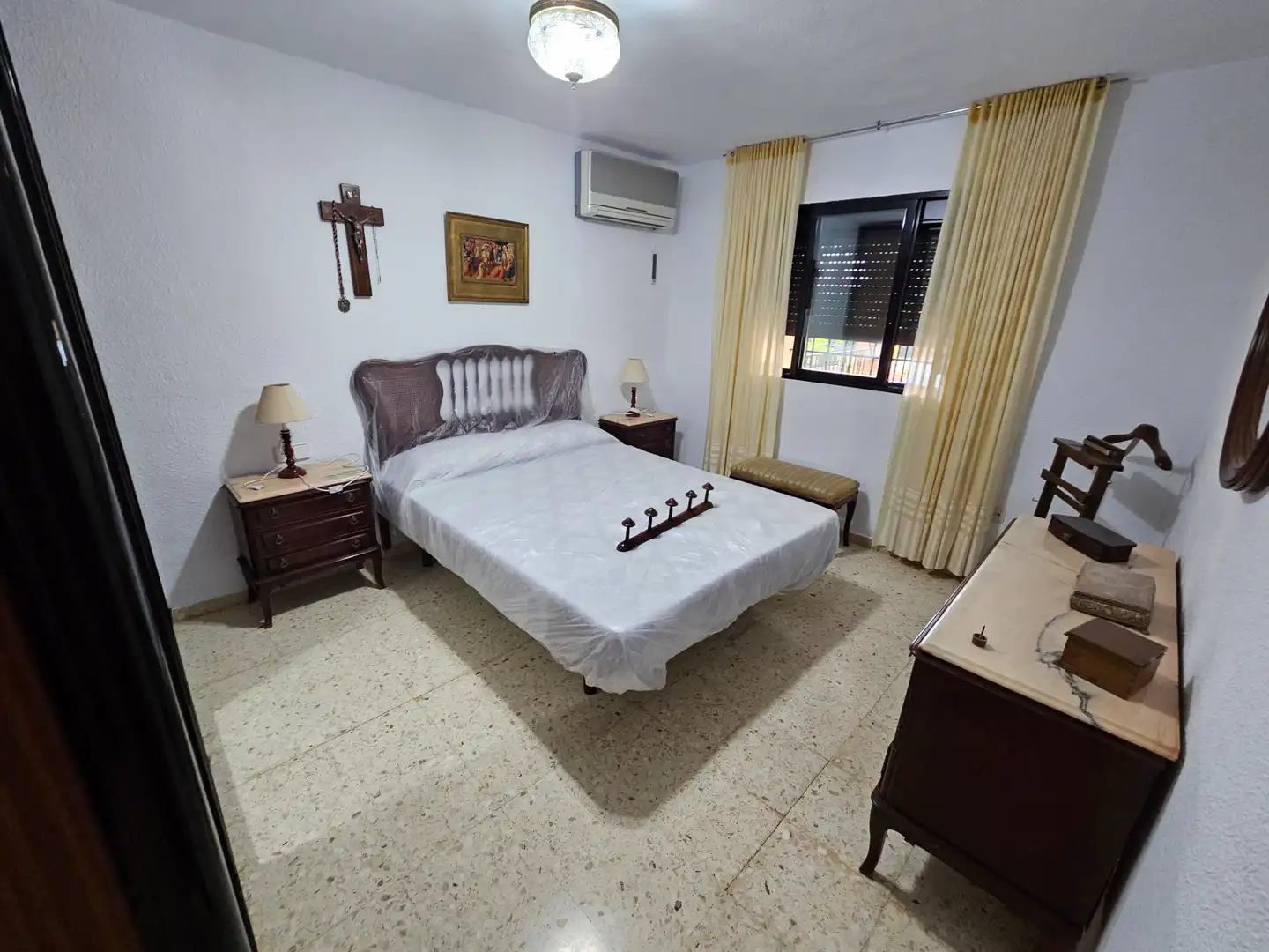 Schlafzimmer von Haus oder Chalet zum Verkauf in Casar de Cáceres mit Möbliert