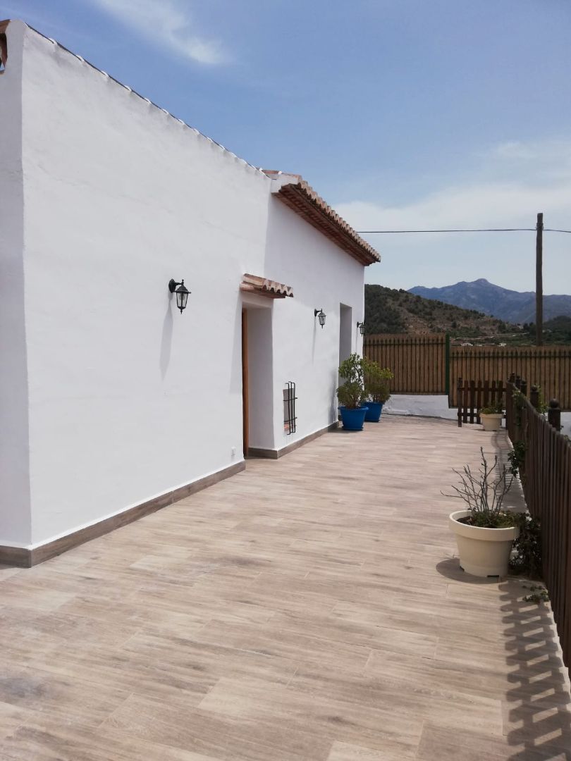 Terrace of House or chalet to rent in Frigiliana  with Air Conditioner, Heating and Private garden