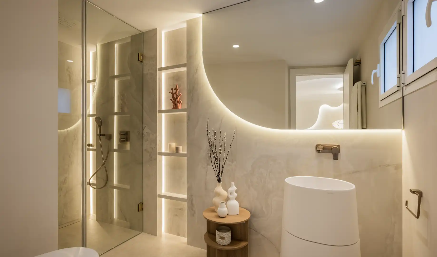 Baño de Ático en venta en Marbella con Aire acondicionado, Calefacción y Terraza