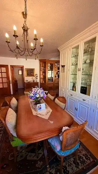 Dining room of Houses for sale in Benidorm  with Swimming Pool, Furnished and Oven