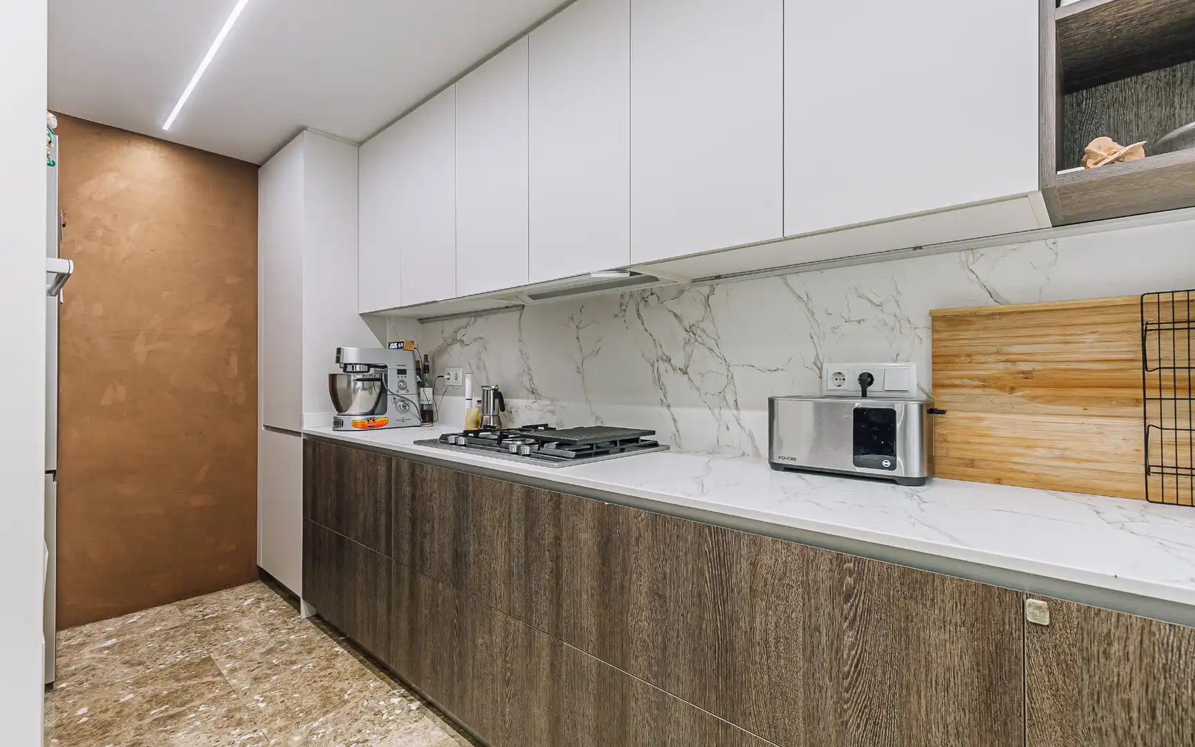 Kitchen of Duplexes for sale in Barcelona  with Heating, Furnished and Balcony