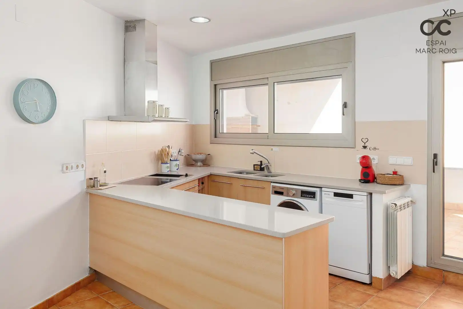 Kitchen of Attic for sale in Portbou  with Air Conditioner, Heating and Terrace
