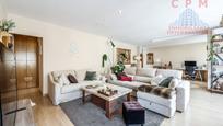 Living room of Flat to rent in  Madrid Capital  with Air Conditioner, Heating and Parquet flooring