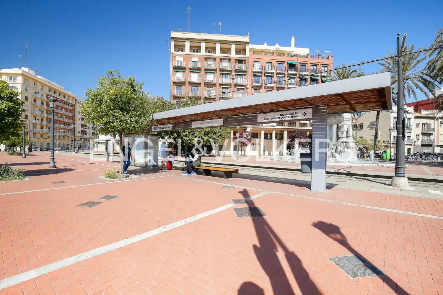 Außenansicht von Wohnung zur Miete in Valencia mit Klimaanlage, Heizung und Möbliert