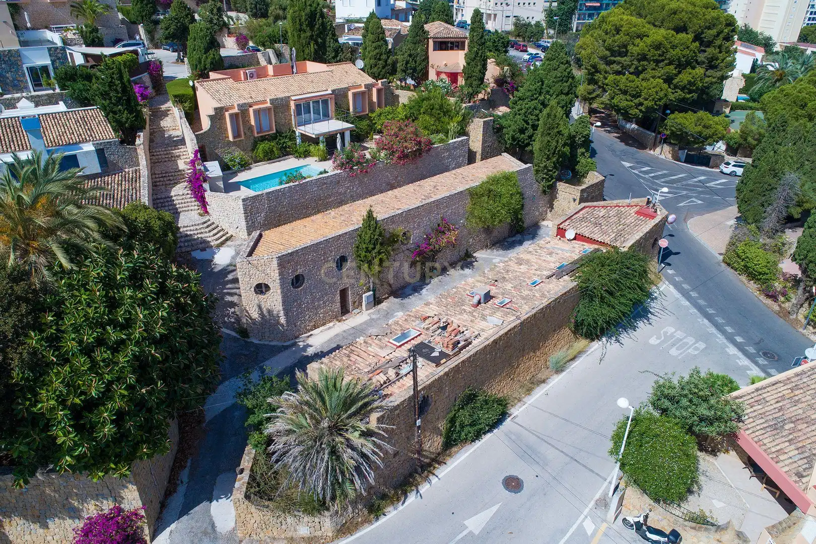 Außenansicht von Geschaftsraum zur Miete in Calpe / Calp mit Klimaanlage, Möbliert und Internet