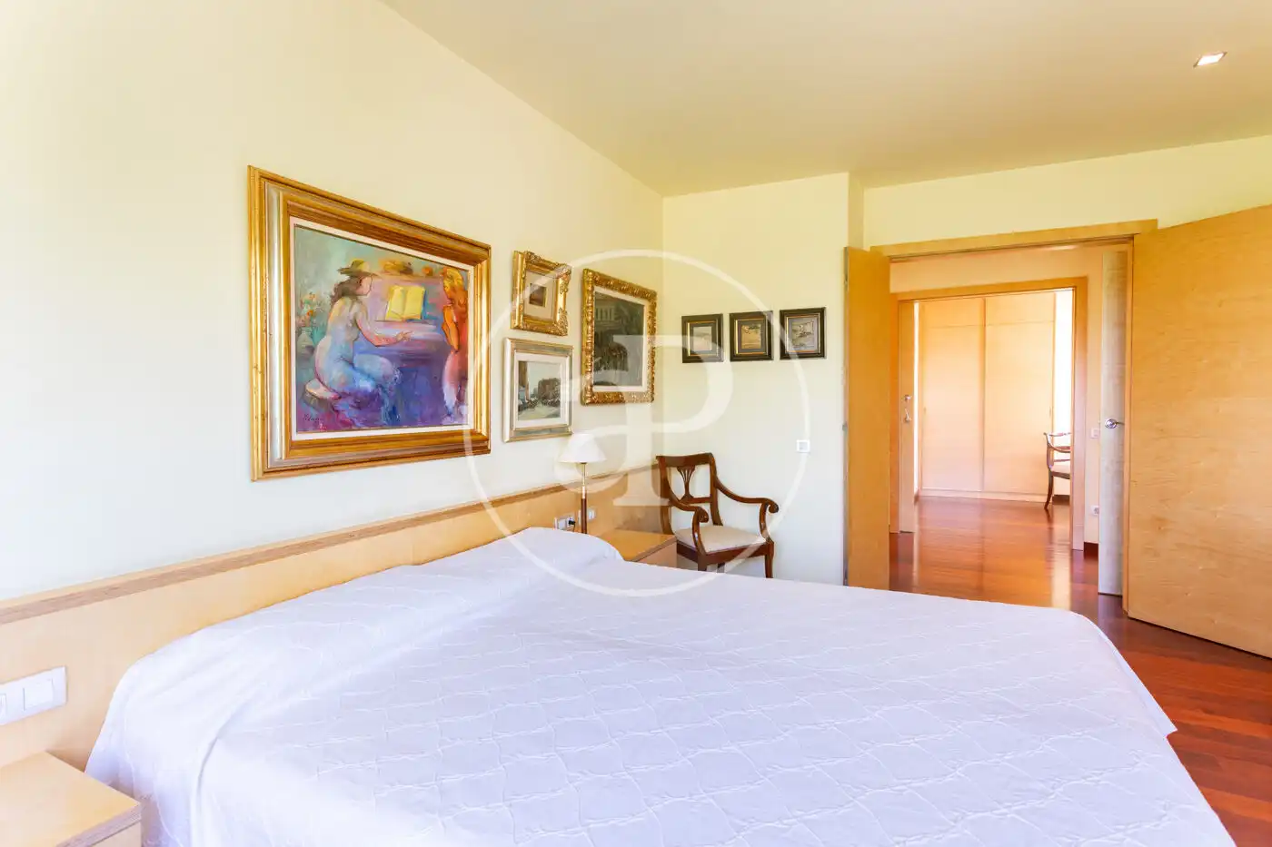 Dormitori de Casa o xalet en venda en Sant Cugat del Vallès amb Aire condicionat, Calefacció i Jardí privat