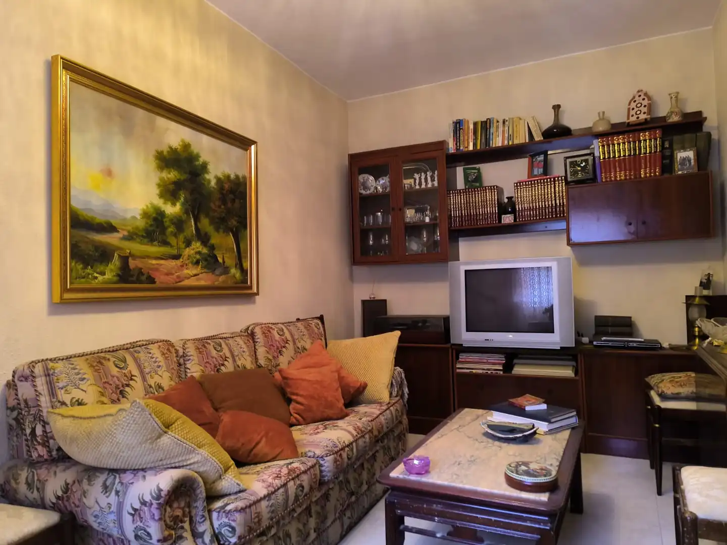 Sala de estar de Casa o chalet en venta en Pinseque con Jardín privado, Amueblado y Horno