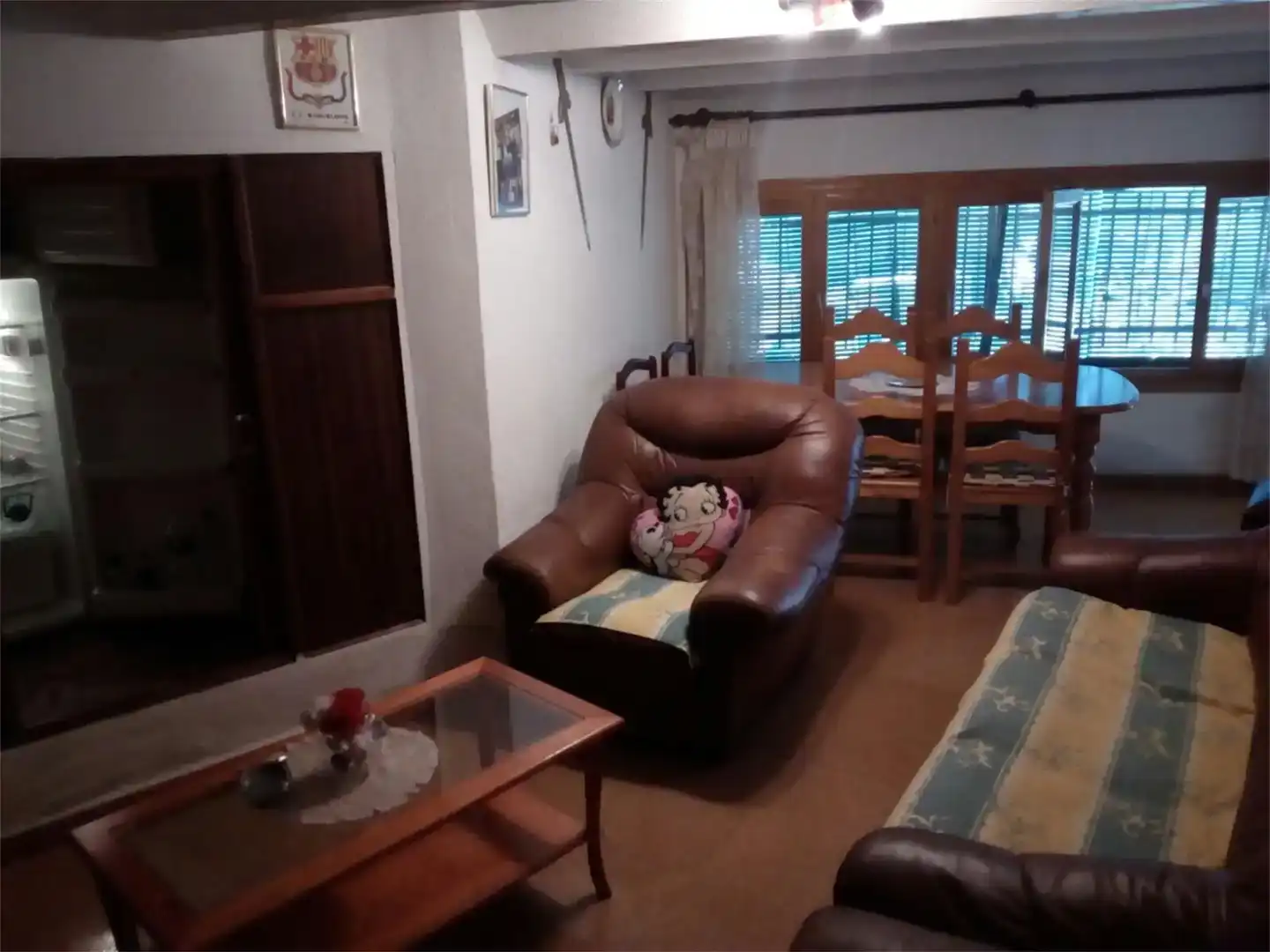 Sala d'estar de Casa adosada en venda en Caminomorisco, Cáceres