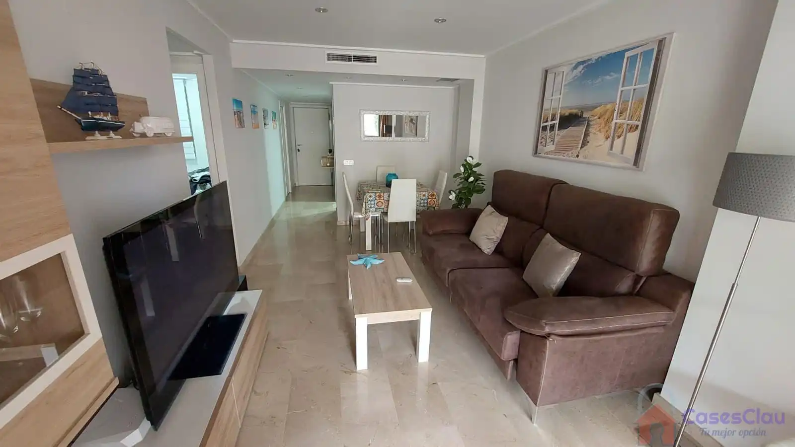 Sala de estar de Apartamento en venta en Oropesa del Mar / Orpesa con Aire acondicionado, Calefacción y Terraza