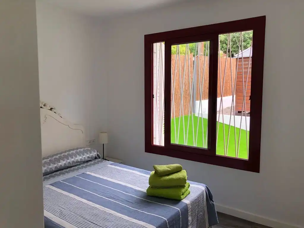 Schlafzimmer von Haus oder Chalet zur Miete in Sant Pere de Ribes mit Klimaanlage, Heizung und Privatgarten