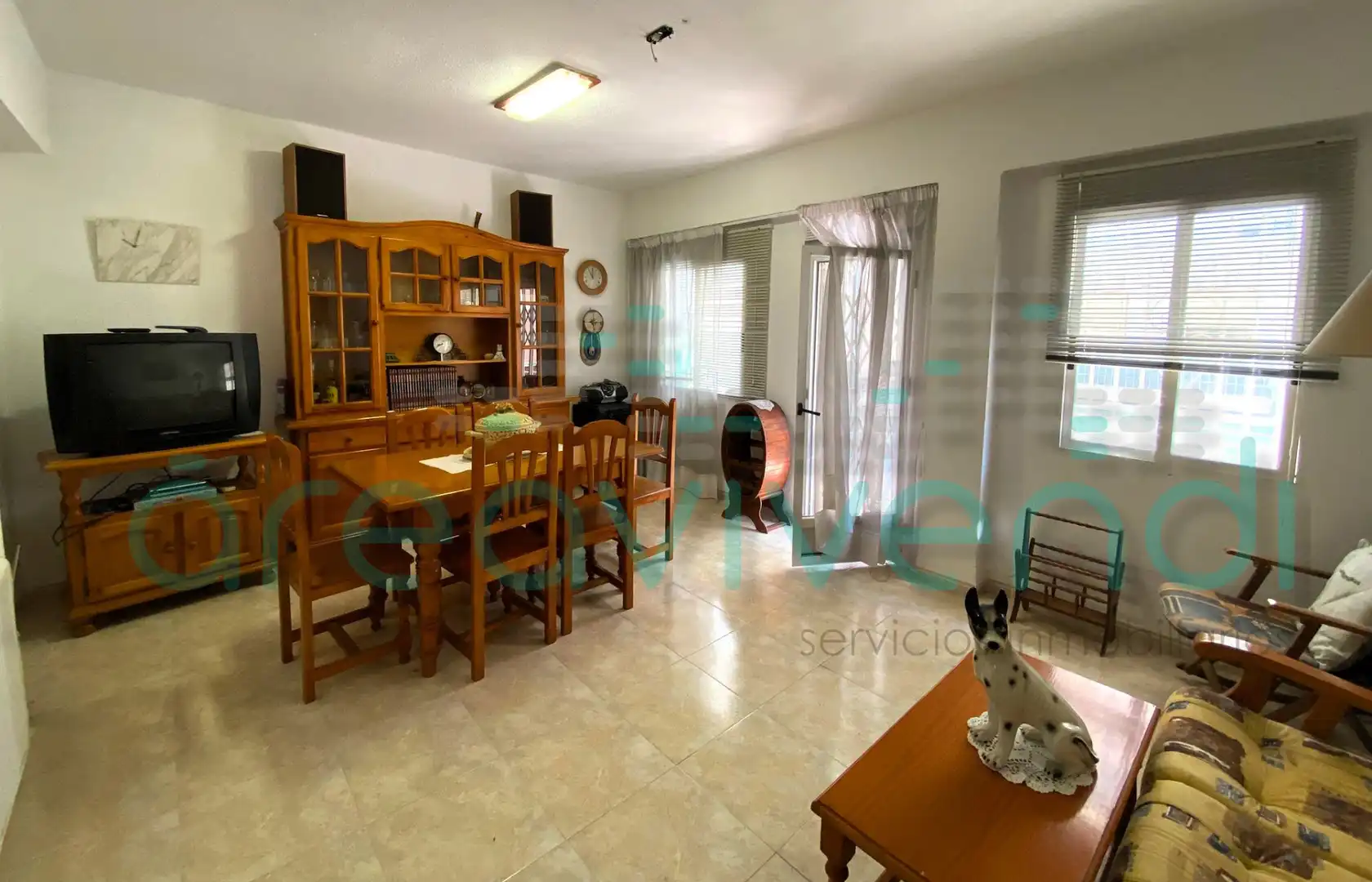 Esszimmer von Wohnung zum Verkauf in Castellón de la Plana / Castelló de la Plana mit Möbliert und Balkon