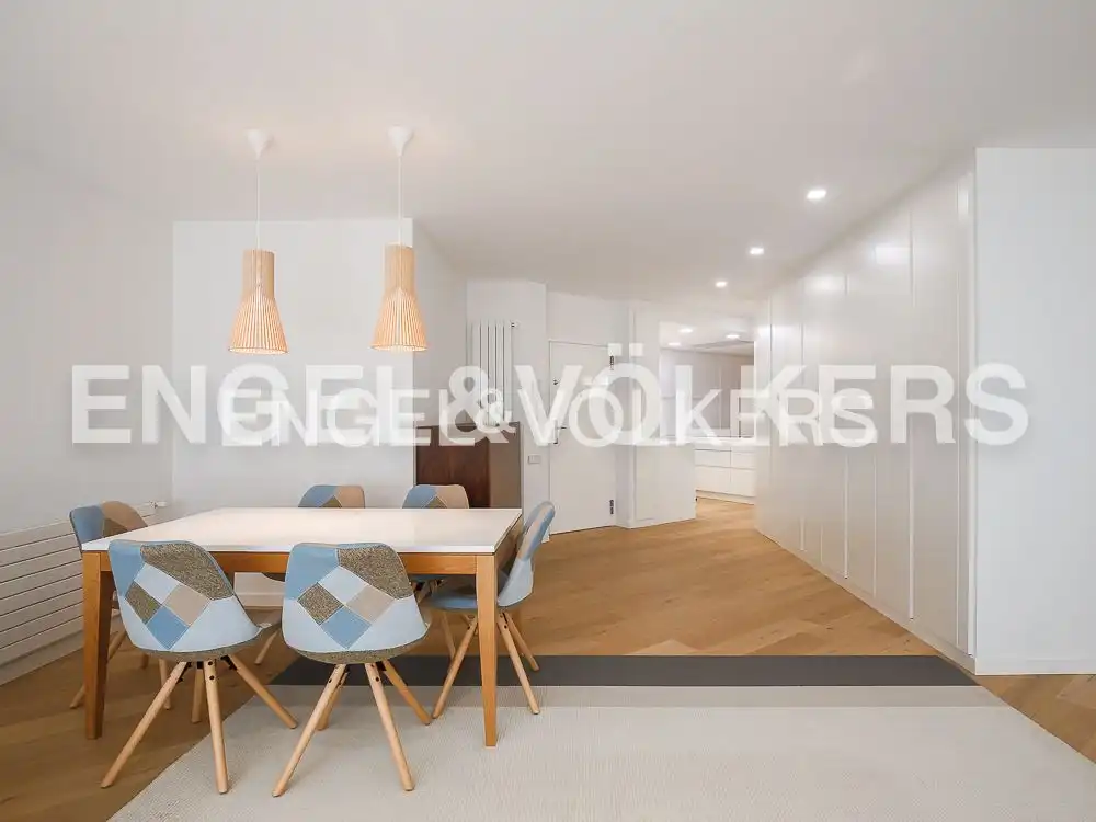 Esszimmer von Wohnung zur Miete in Valencia mit Klimaanlage, Heizung und Parkett